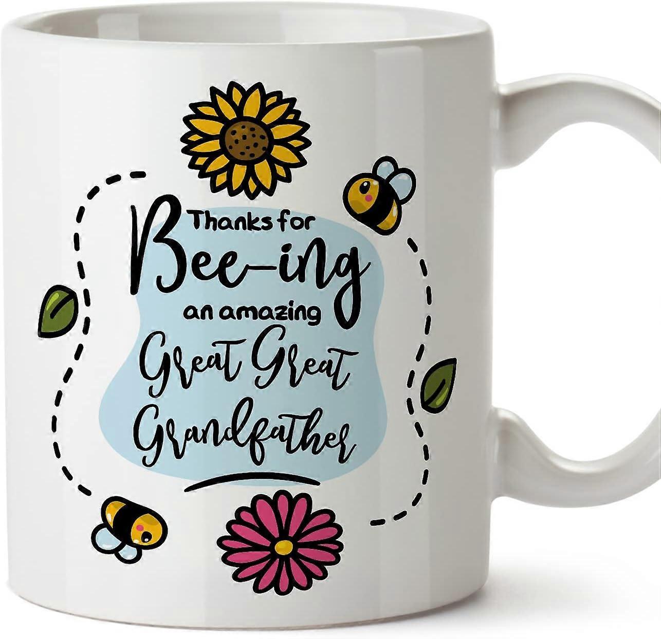 Oldefar krus Tak for Beeing Fantastisk sjov gave keramisk 11oz krus