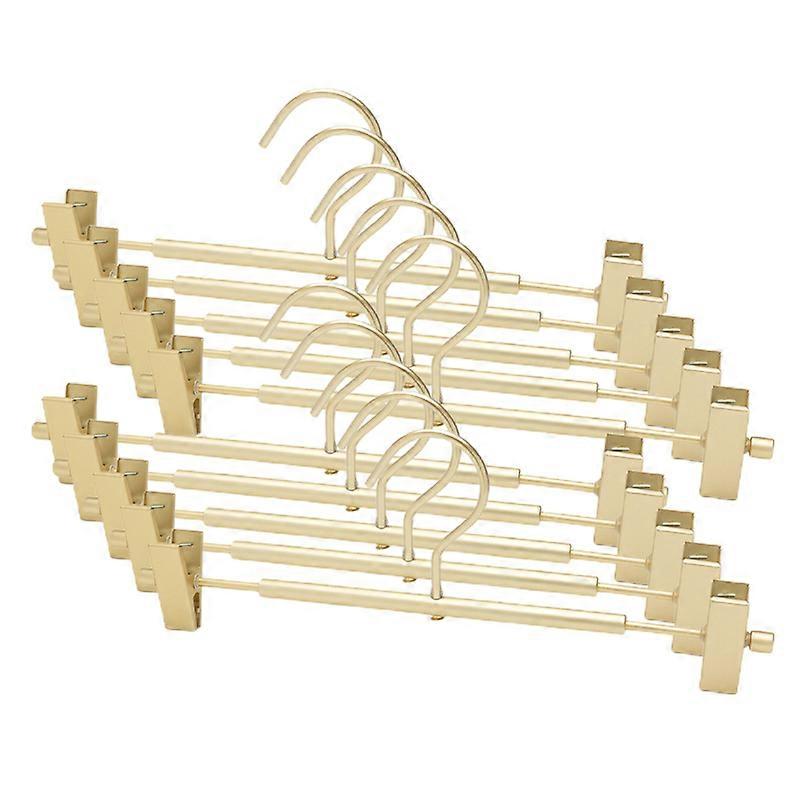 Aluminium Alloy Trouser Hanger with Clip Multifunction Portable not Easy Rust & Fade Anti Slip Hanger for Towels Dress New