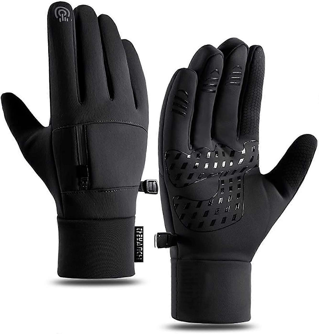 Vattentäta vinterhandskar utomhus Varma fingrar pekskärmshandskar -30 Super mjuk och varm handske för män skidåkning, utomhus