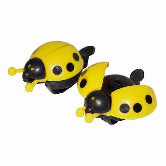 Cute plastic Bell of bicycles Ladybug bikes Bell - Yellow.