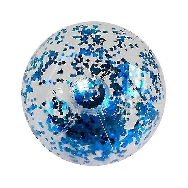 Glitter Inflatable Beach Ball | Inflatable Confetti Ball | Pool Toys Accessories