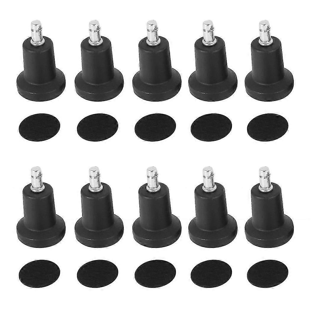 High Profile Glides Replacement For Office Chair Without Wheels & Bar Stool, Fixed Stationary Caste