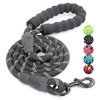 5 Ft Strong Dog Leash With Comfortable Padded Handle And Highly Reflective Threads Dog Leashes For Medium And Large