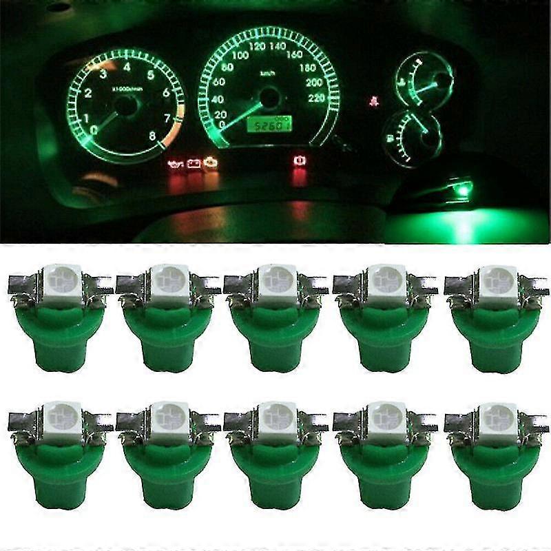 10pcs T5 B8.5d Led Car Lights Dashboard Instrument Light Low Power 5050 Smd Automobile Dashboard Switch Lamp 12v