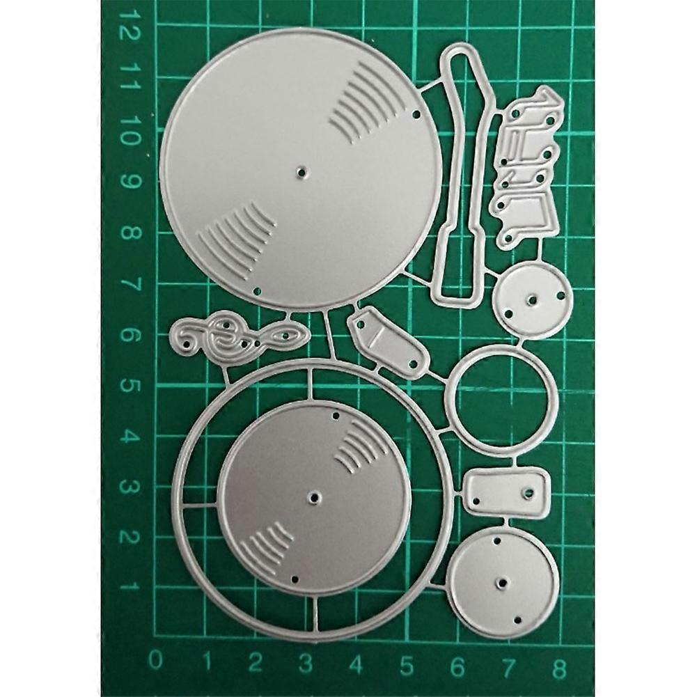 Music Disc Cutting Die DIY Scrapbooking Emboss Paper Card Stencil Mold Decor