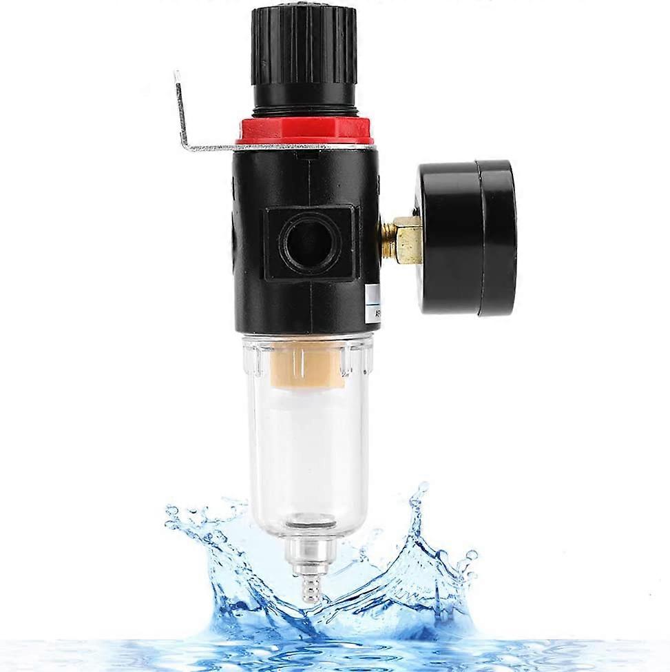 1/4 Air Compressor Filter Regulator with Gauge