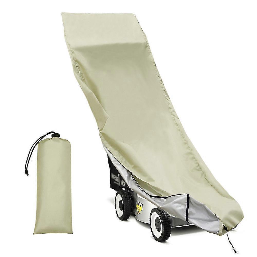 Housse de tondeuse à gazon imperméable et résistante avec ourlet élastique