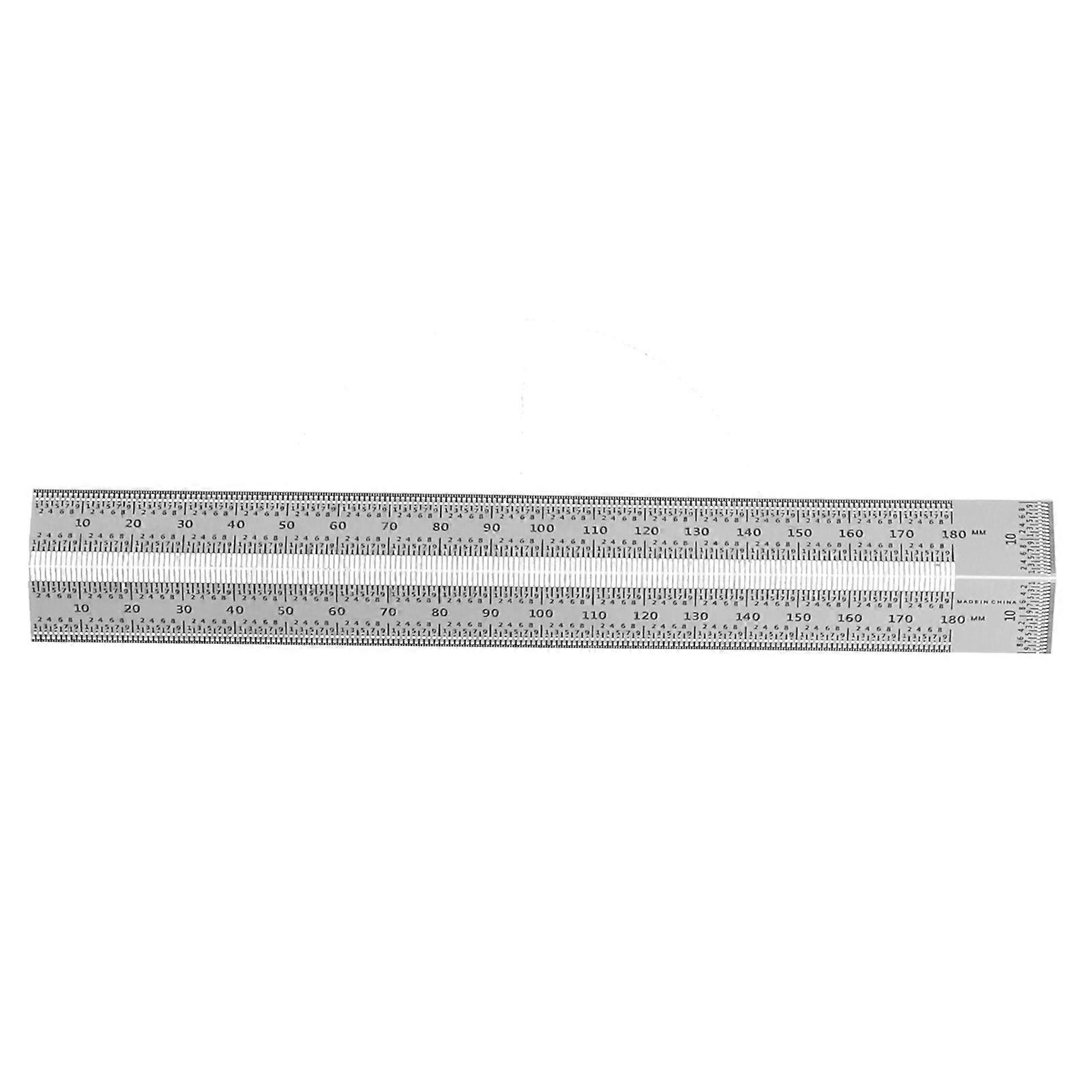 Woodworking Scribing T Rules Accuracy Marking Positioning Scribing T Ruler for Woodworking Measuring Decoration Design180mm Square Ruler