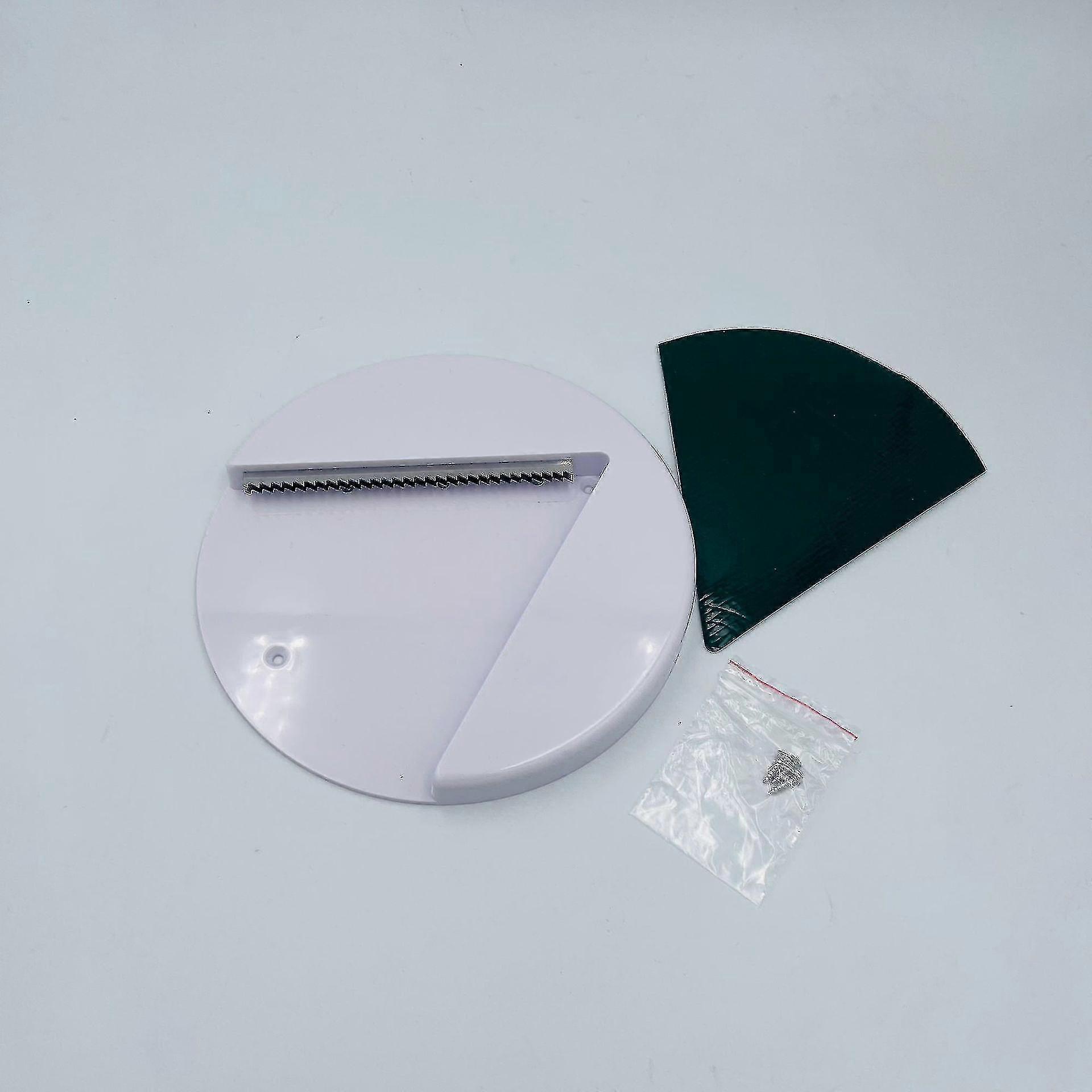 Krukkeåpner under disk, 18*18*1.9cm, hvit