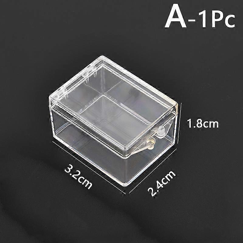 Plastic Box Transparent Small Box Rectangular Insect Shell Specimen Collection Display Box Desktop Storage Box