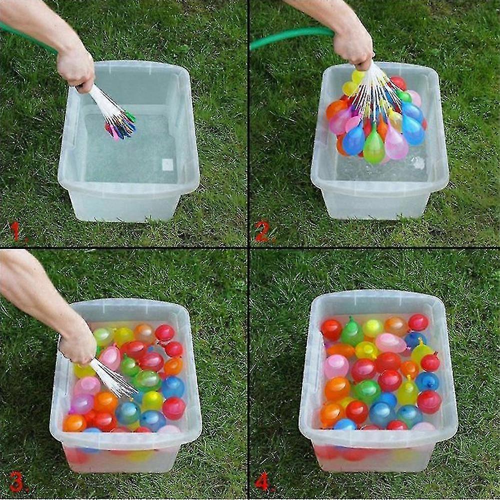 592pcs水風船はプールパーティーのためのインスタントフィルセルフシーリングを設定します