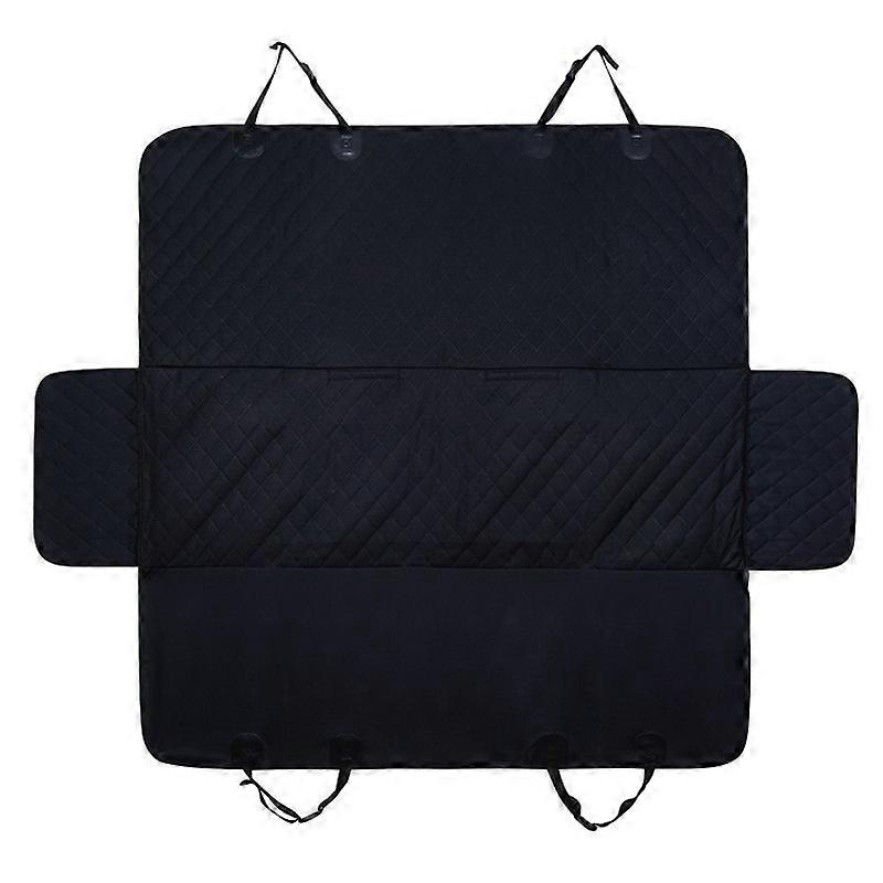 Waterproof Dog Seat Cover For Back Seat – Heavy Duty, Scratch Proof Pet Hammock With Side Flaps