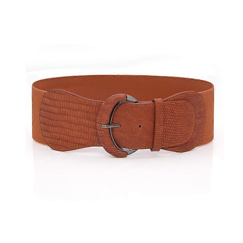 Lady wide belt Wide Women Waist Belt Stretchy Cinch Belt Leather - Main Image