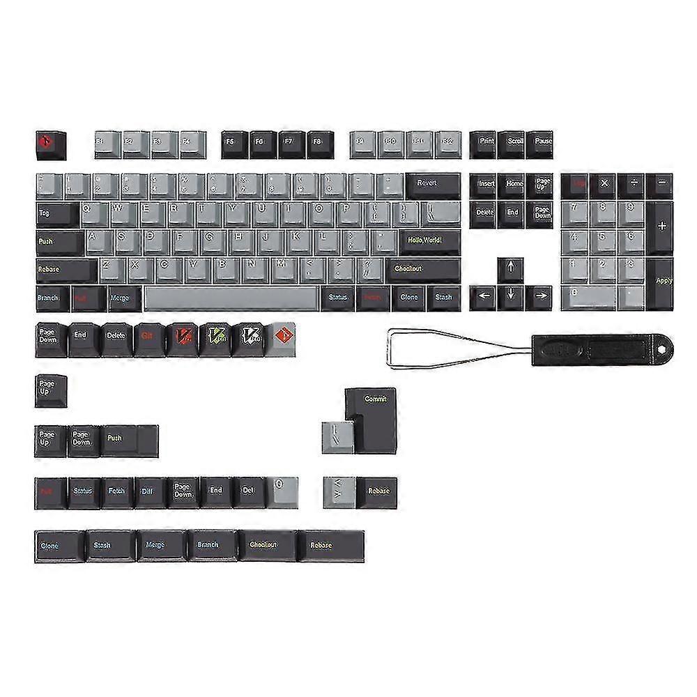 134 Keys/set Cherry Outline Pbt Keycaps For Mx Switches Dz60 Gk61