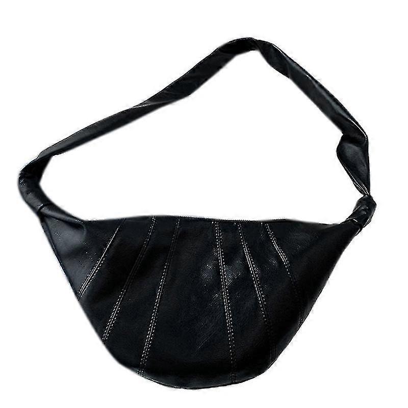 Retro Women Crossbody Bag Soft Leather Chest Bag Large Capacity Shoulder Bags