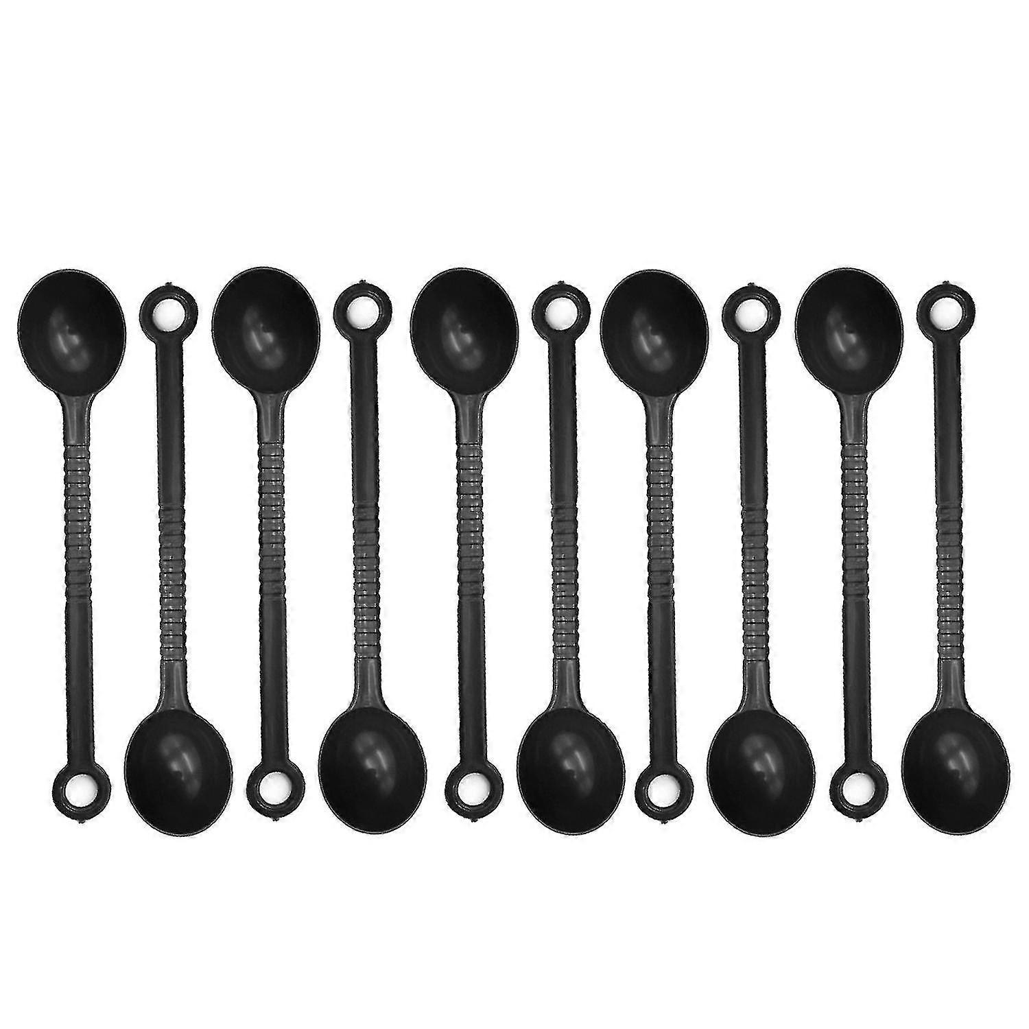 10Pcs Plastic Flour Coffee Milk Tea Measuring Spoon Kitchen Baking Scale Tools
