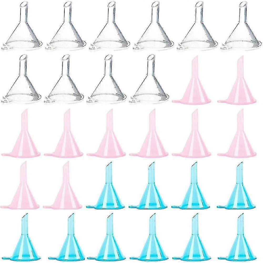 30 Pieces Plastic Funnel. Small Funnel. Mini Funnel. Mini Plastic Funnel