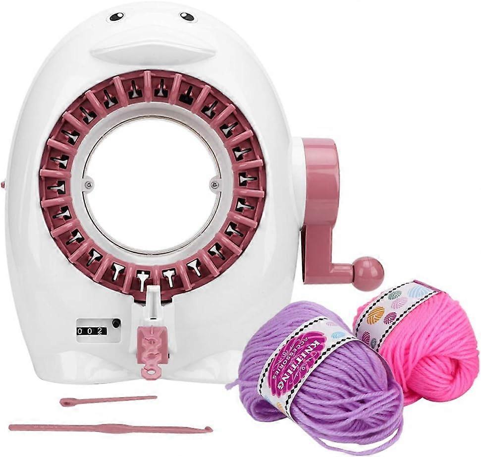 Knitting Machine 22 Needles Smart Weaving Loom, Hand Round Knitting Machines with Row Counter for Socks Hat Scarf Blankets Children Knitting Tools for