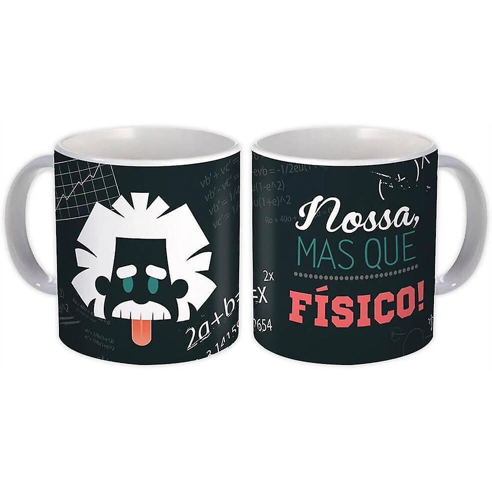 Gift Mug: Einstein Mais que Fisico Profession