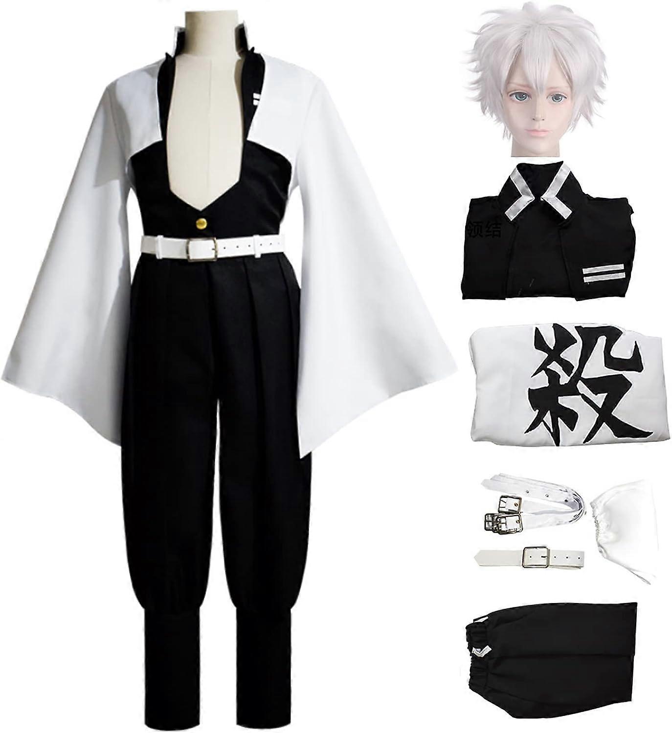 Shinazugawa Sanemi Cosplay Costume Outfits Halloween Carnival Suit