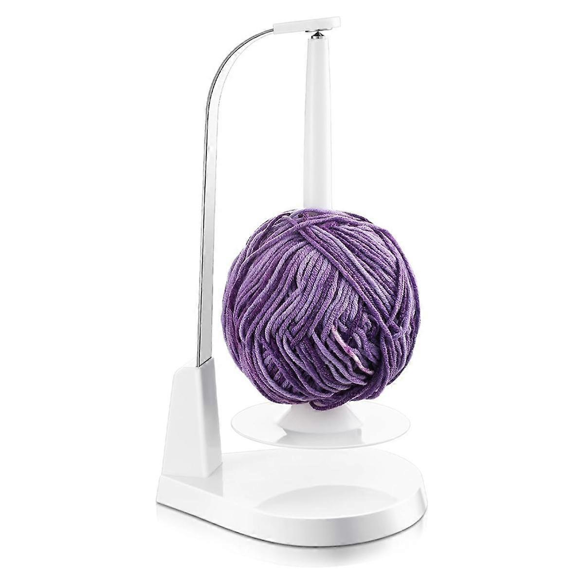 Magnetisk pendelgarnhållare Set Garnmatarhållare för stickning och virkning Ull Genie String Hol