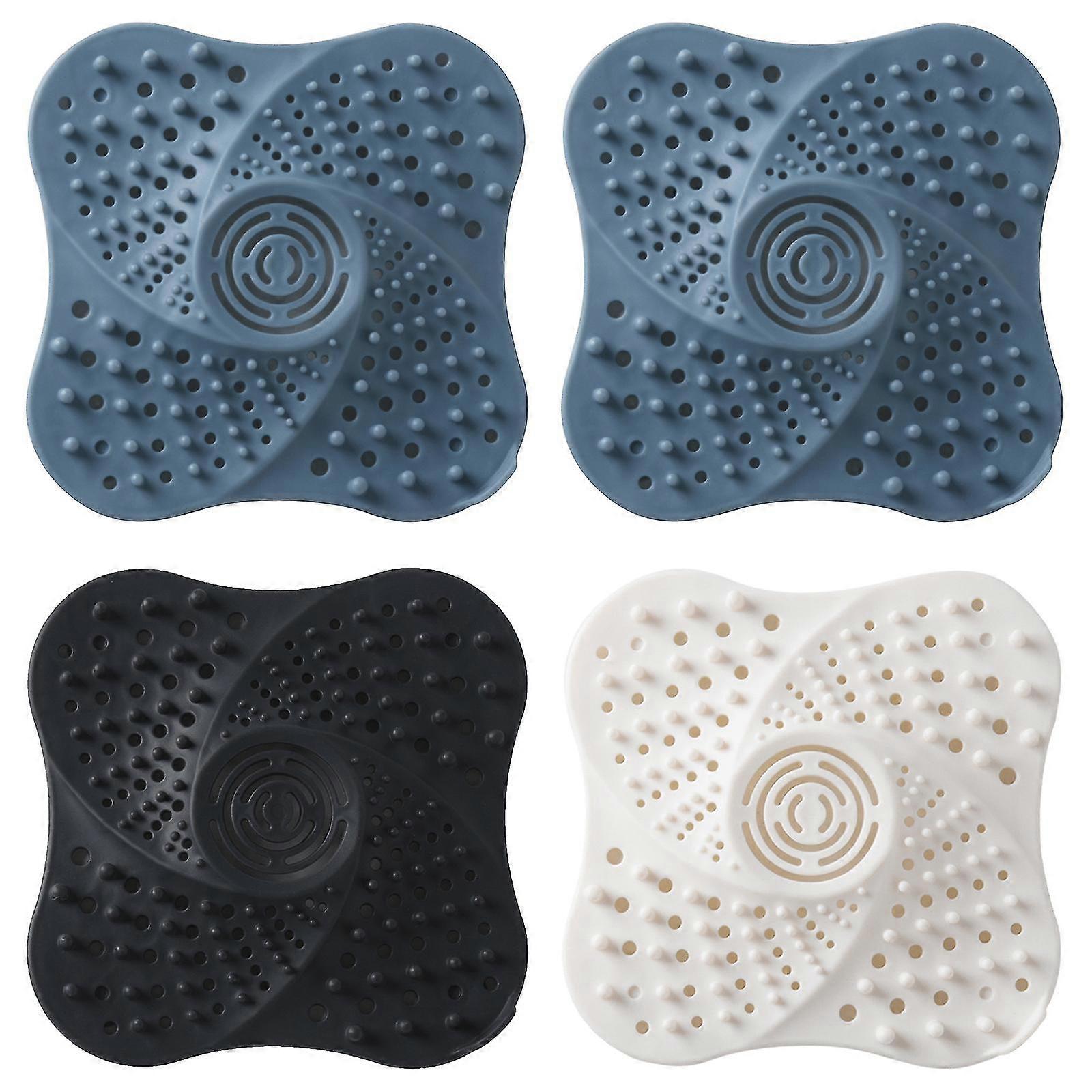 4 X Hair Stopper Shower Drain Covers
