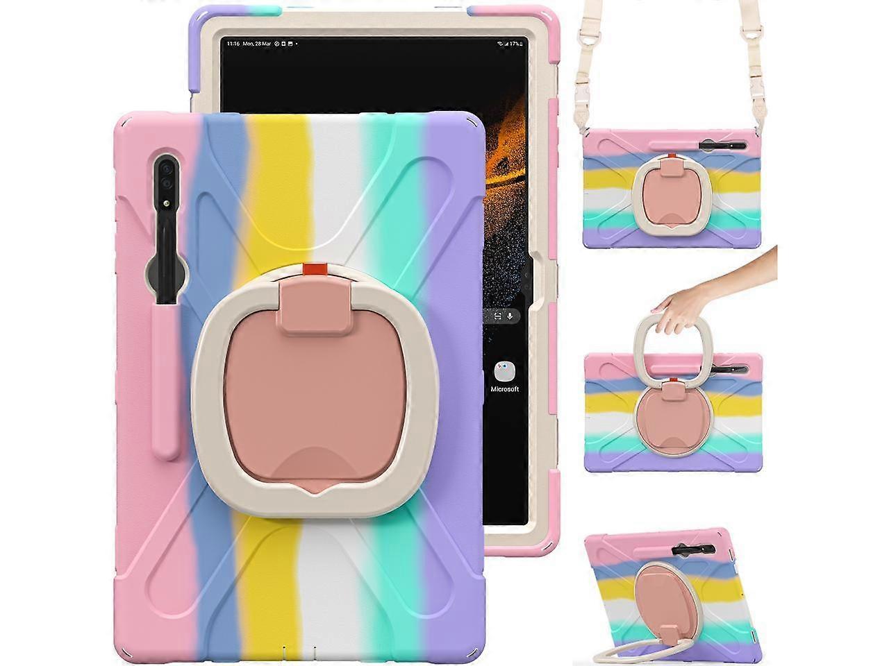 Samsung Galaxy Tab S8 Ultra 14.6 inch 2022 Case Shockproof Protective Case for Galaxy Tab S8 Ultra 14.6" 2022 Model SM-X900 SM-X906 with Stand, Handle