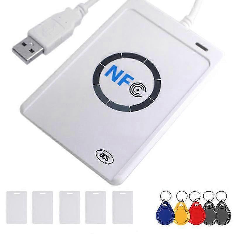 Lettore NFC ACR122U USB Contactless Smart IC Card Writer e Reader Smart RFID Copier Duplicator Card con tag UID modificabile