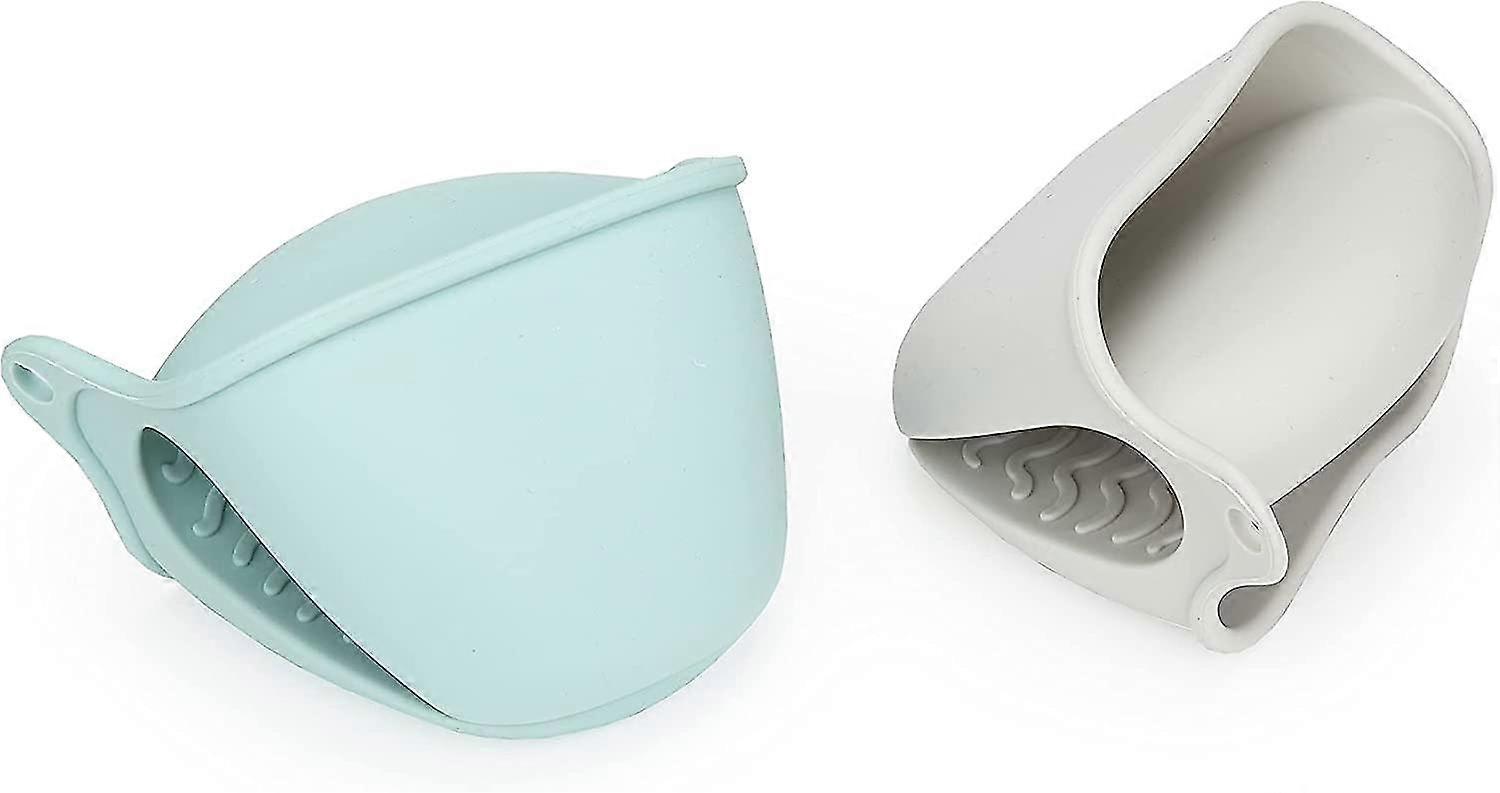 Silicone Pot Holder Light Blue/light Grey
