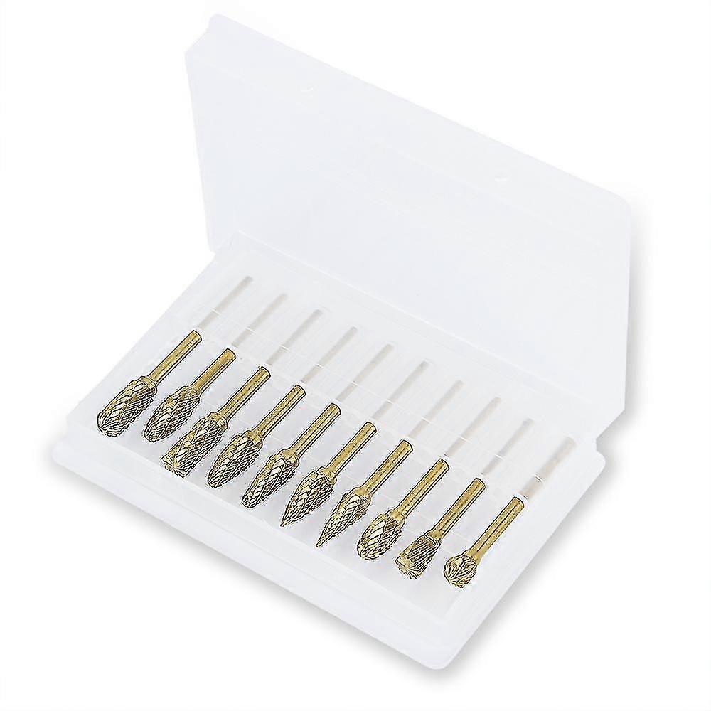 10 stycken 3*6 mm dubbelkornsfräs