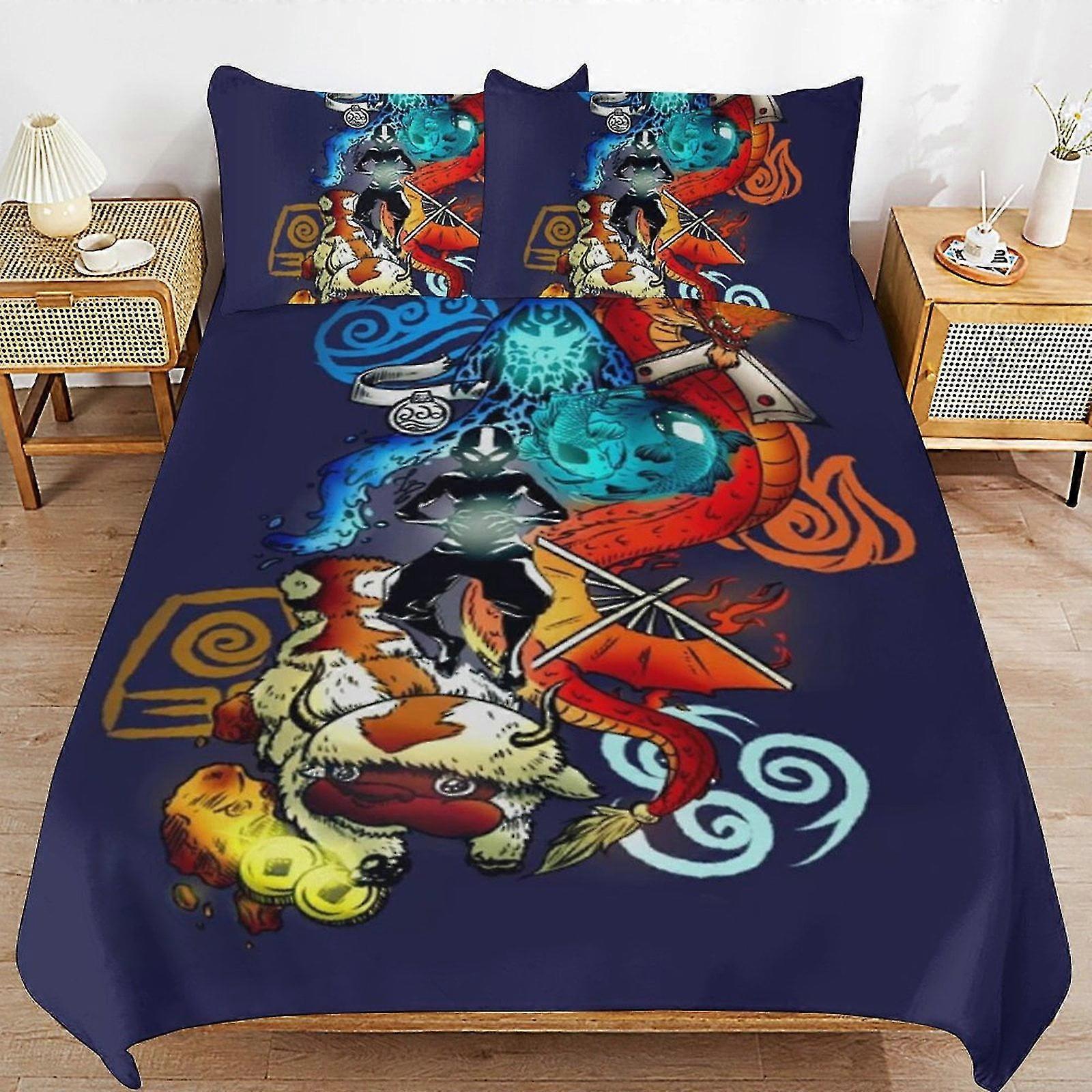 b1118 Lakanat 3-osainen Avatar Avatar 3-osainen vuodevaatteet 1 peitto ja 2 tyynyliinaa Lakanat gb1118