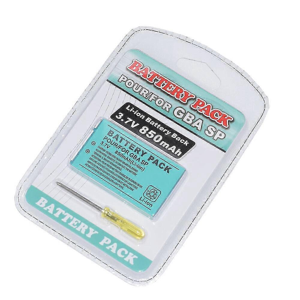 xjBattery Compatible Gba Sp Nintendo Game Boy Advance Sp Systems + Screwdriver