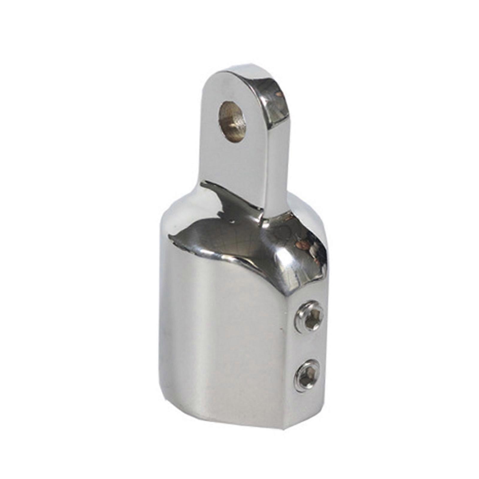Stainless Steel Pipe Eye End Cap 22mm25mm Bimini Top Fitting Hardware