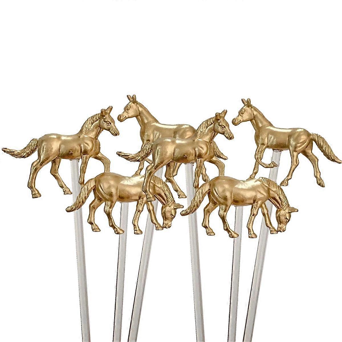 Drink Stirrer, Drink Stirrer Swizzle Stick, Suitable for Coffee Drinks Party Bar Wedding Event 6 Pieces