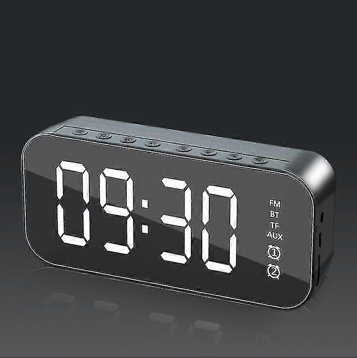 Multifunctional Led Digital Alarm Clock, Bluetooth Speaker, Bedside Desktop Luminous Electronic Music-MXBC