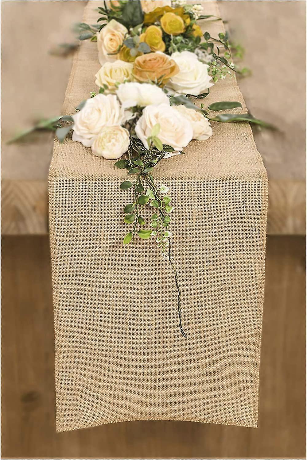 10Mx30cm Table Runner Burlap Table Ribbon,30cm Width