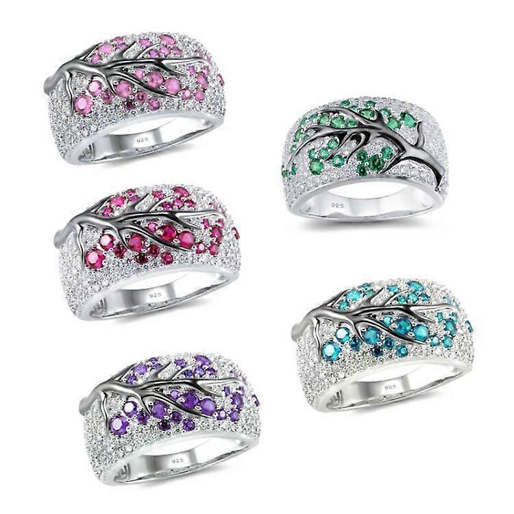 5pcs Forest Vintage Leaf Ring