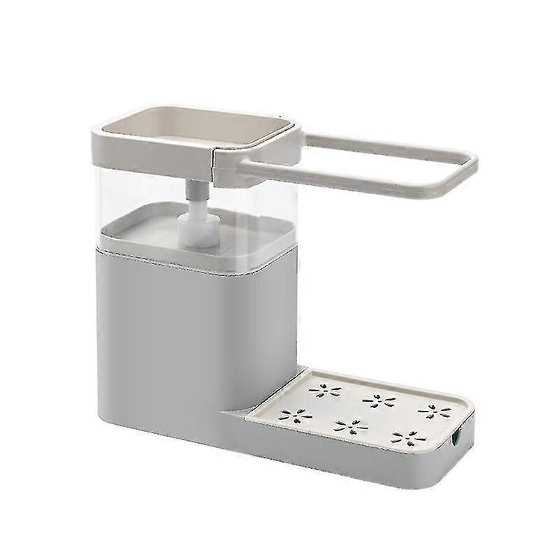 Multifunctional Pressing Dishwashing Soap Storage Box Container Towel Shelf Rack Jikaix