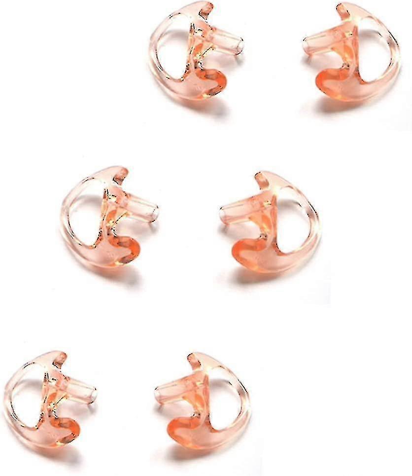 トランシーバーエアアコースティックイヤピースヘッドセット用交換ソフトシリコンイヤホンミディアムイヤモールド(3ペアパック)