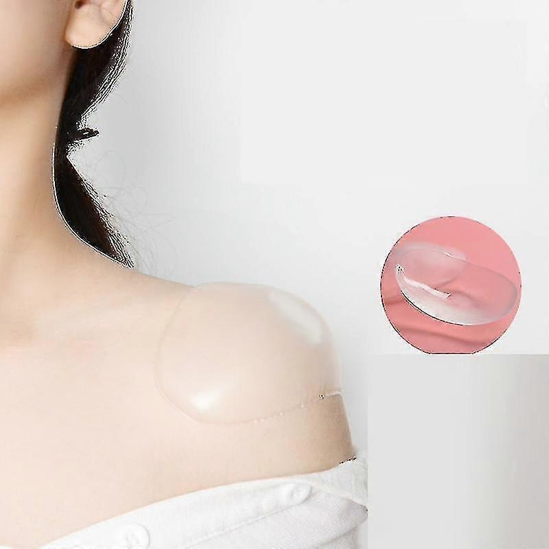 2 Pairs Of Silicone Self-adhesive Shoulder Pads, Invisible Shoulder Pads