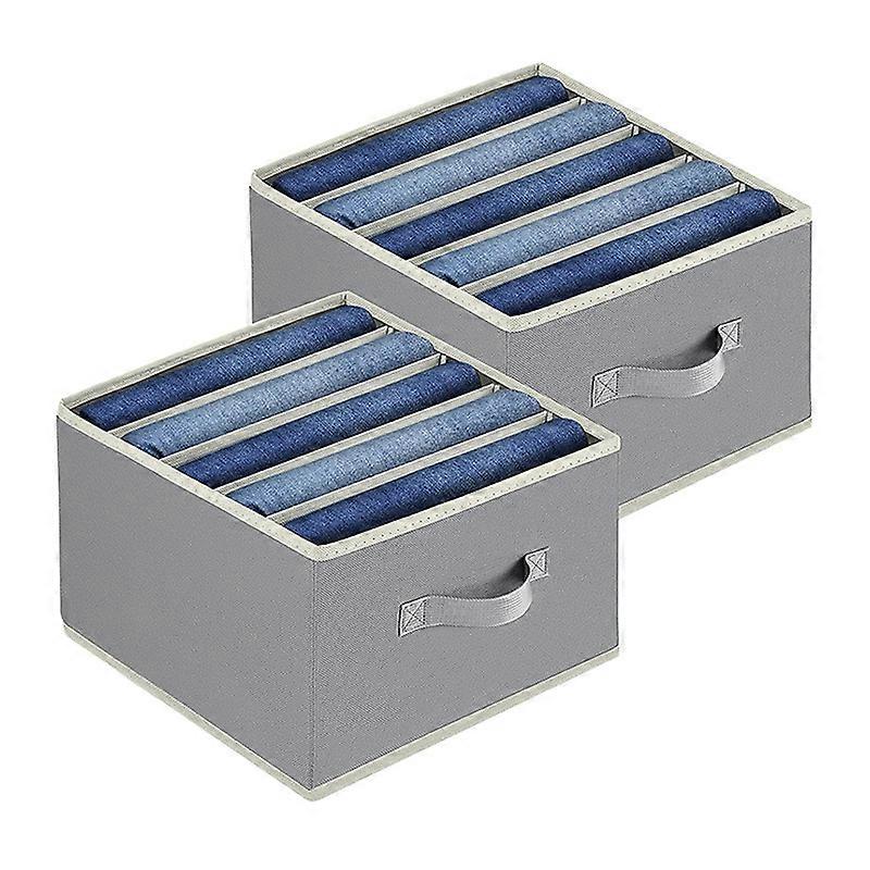 Home Wardrobe Tiered, Storage Box Foldable Drawer Organizer, 30*30*20cm (2pcs)