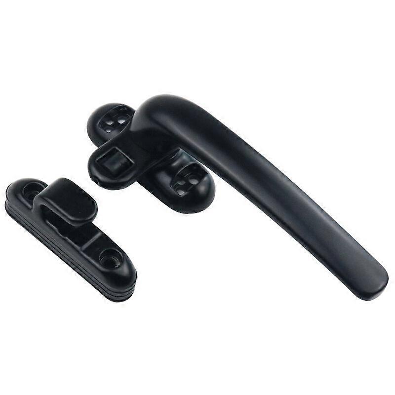 Door Handle and Window Lockable Casement Window Lock Handle Black