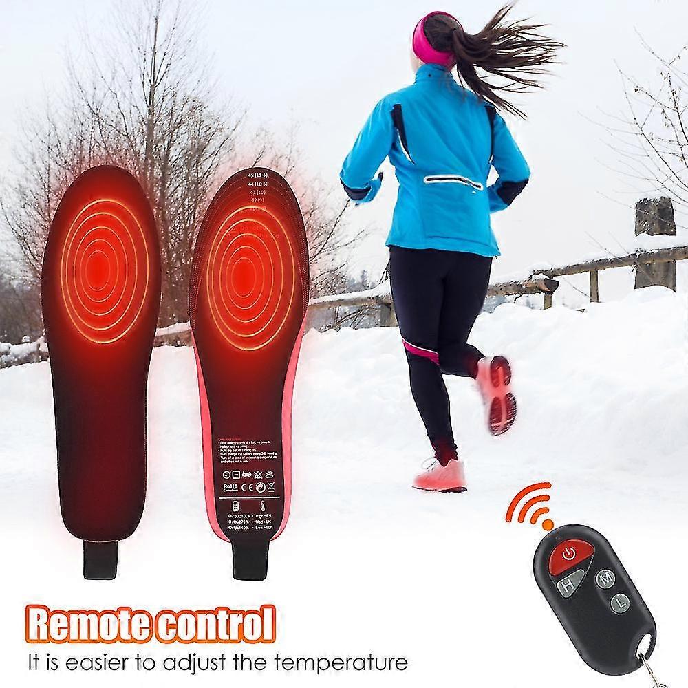 3-speed Heating Insole Usb Charging Heating Insole Wireless Remote Control