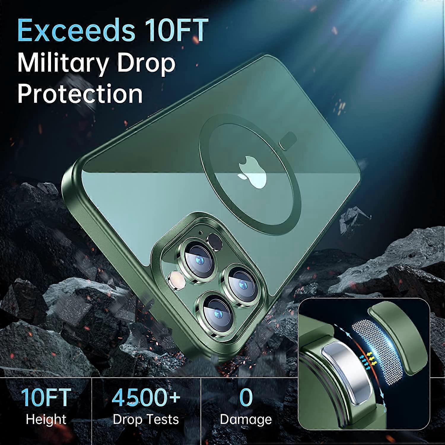 Electroplating Magnetic Case For iPhone 14 Pro Max Transparent Wireless Fast Charging For iphone 14 13 12 11 Pro Max Mini XS XR