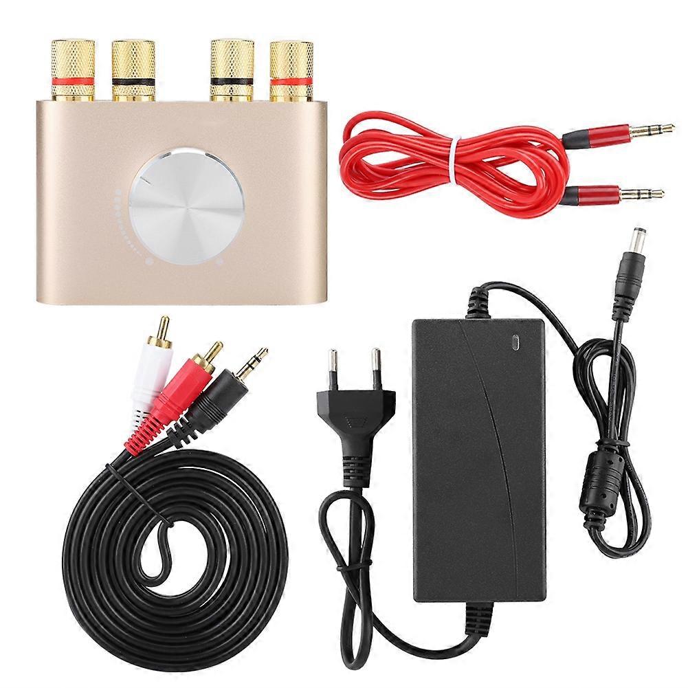 Mini Bluetooth Power Digital Amplifier 100W Hifi Stereo Audio Player Amp EU Plug