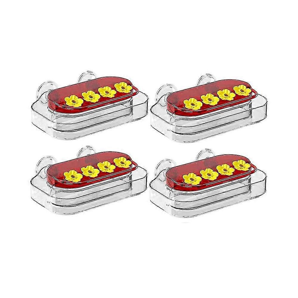 4pcsウィンドウ強力な吸盤ハンギングガーデンバードウォータードリンカーボトル