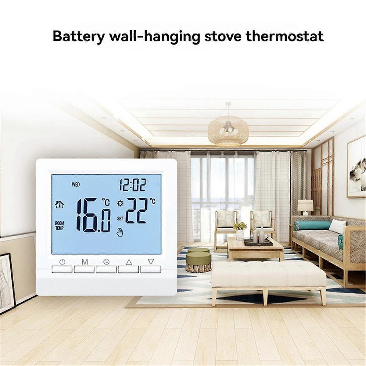 Floor Heating Thermostat Smart Thermostat Digital Display Screen Boiler Water Floor Heating Controller for Home