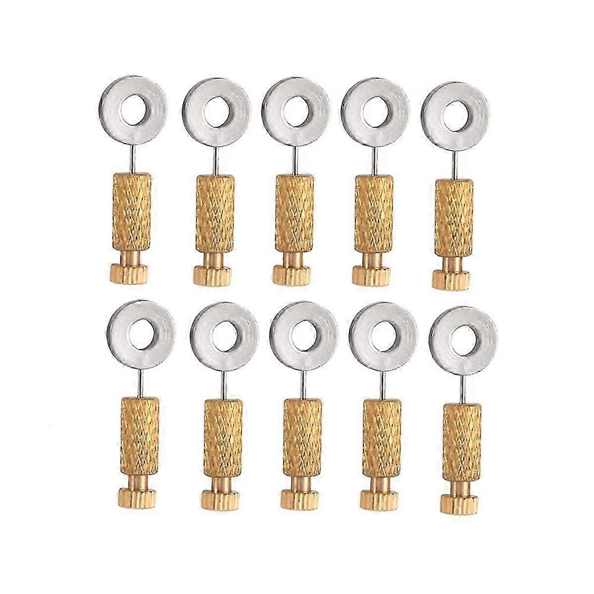 10Pcs/Set DIY Leather Craft Sewing Position Located Needles Fixed Suture Tool (0-6MM)