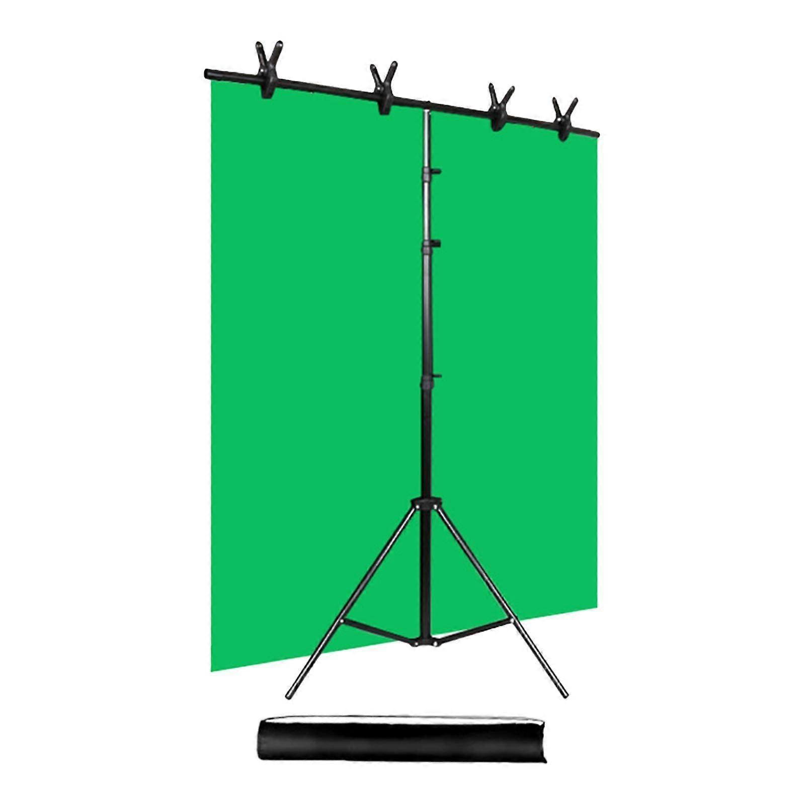 Green Screen Stand Kit Accessory Practical Backdrop Stand for Online Meeting Style A