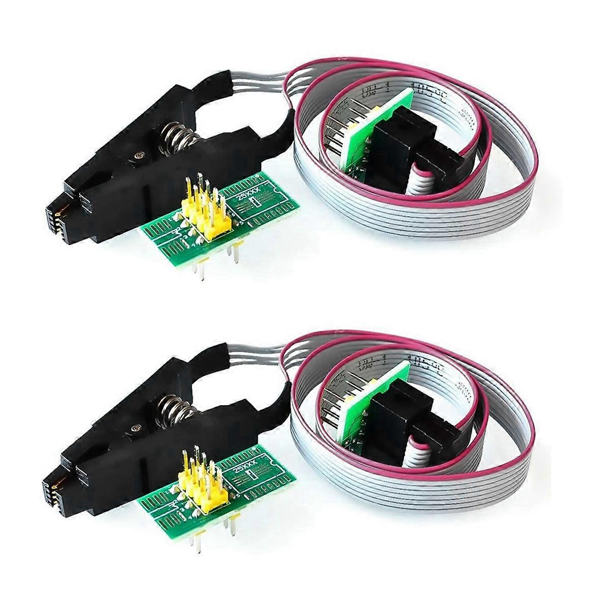 Programmer Test Clip SOP8 Clip Wide and Narrow Body 8-Pin Universal Clip Adapter Clip IC Socket Bur